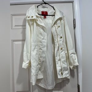 Ciao Milano rain jacket! Beautiful white color